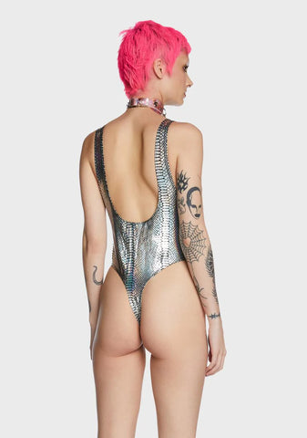 Slither Poolside Scandal Side-Boob Swimsuit