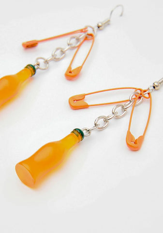 Crush Safety Soda Drop Earrings