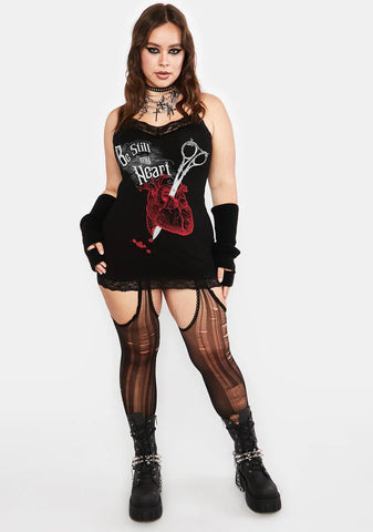 Plus Be Still My Heart Cami Mini Dress