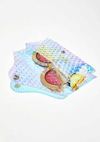 Holo Bubbles Sunglasses Pouch