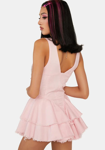 Coupled Up Denim Romper