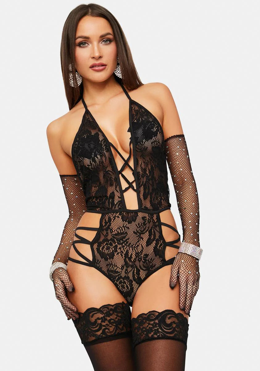 Drop Dead Gorgeous Lace Teddy