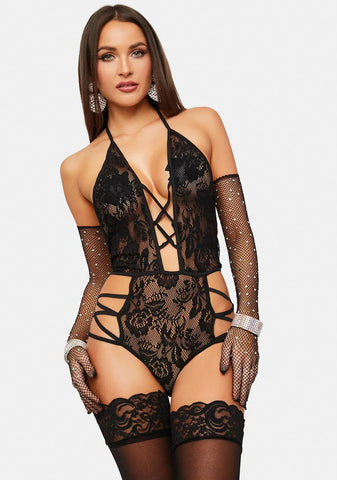 Drop Dead Gorgeous Lace Teddy