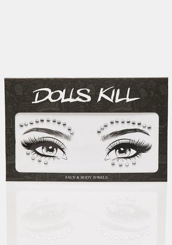 Let's Be Clear Rhinestone Face Gems