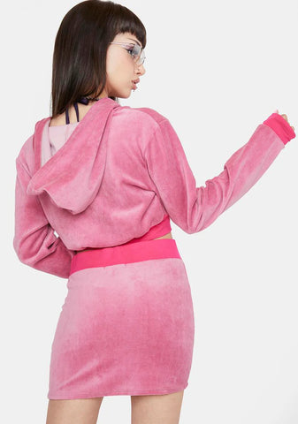 Life Into Luxury Velour Hoodie