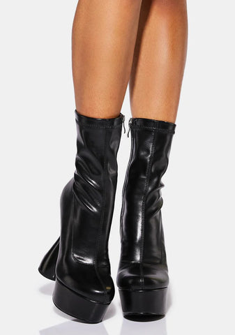 Apollo Chunky Platform Ankle Boots