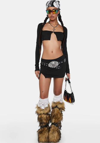 Wicked Flirt Instinct Skirt Set