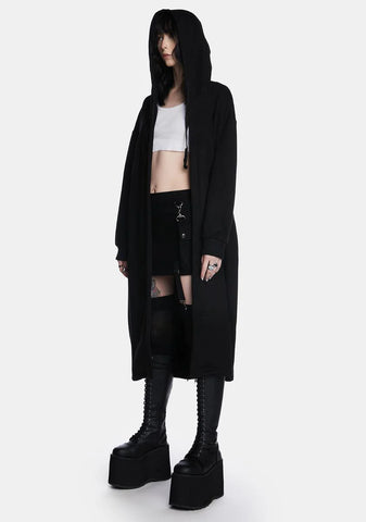 Onyx Don't Bother Me French Terry Coat