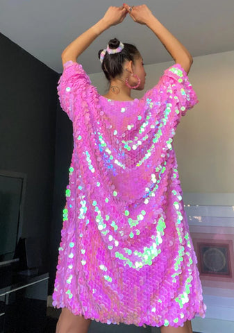 Part Of Ur World Sequin Kimono