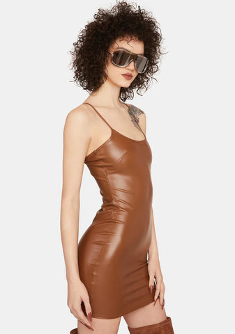 Dancing For Life Vegan Leather Dress