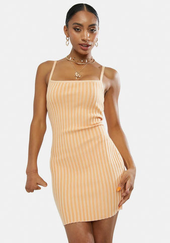 Tangy Good Days On My Mind Mini Dress