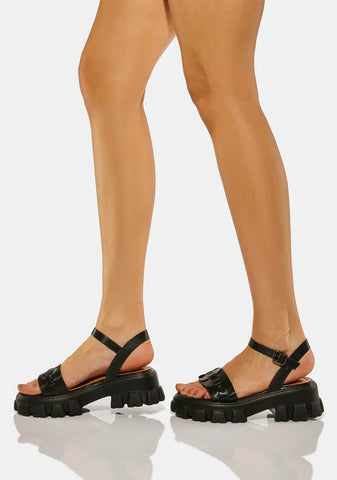 Sunny Forecast Platform Sandals