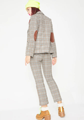 Nine To Five Plaid Pants