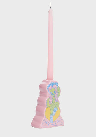 Saguaro Gal Candle Holder