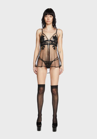 Cornelia Mesh Babydoll