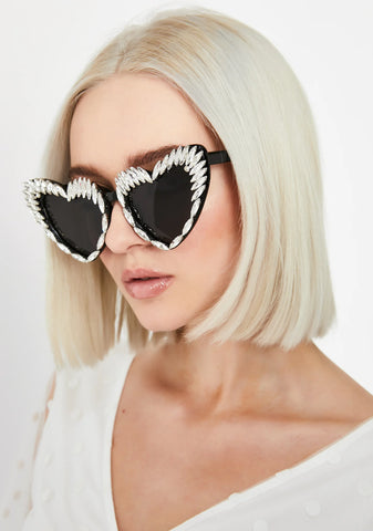 Lustrous Desire Heart Sunglasses