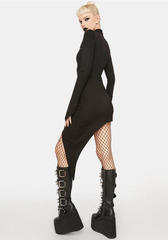 Asymmetrical Mini Dress