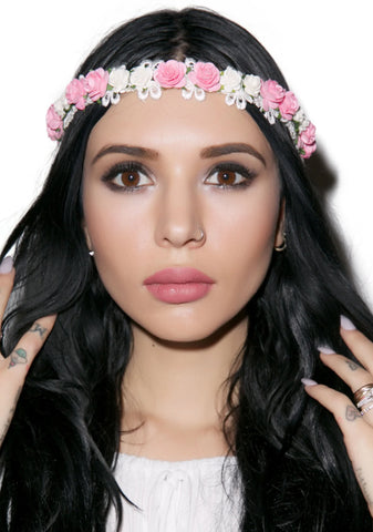 Wildwood Floral Headband - Purple