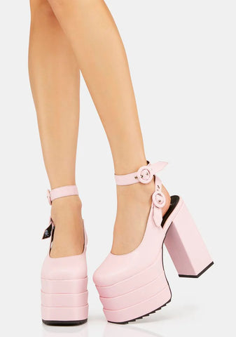 Pink Video Games Platform Heels