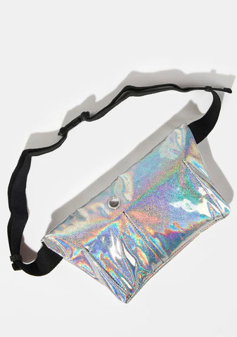 Holographic XL Fanny Pack
