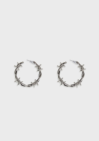 Spiked Soul Hoop Earrings