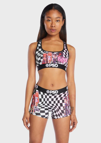 Bratz Checker Sports Bra