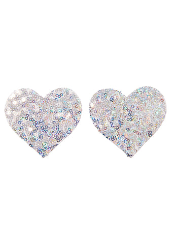 Silver Sequin Pasties