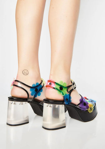 Petal Pixie PVC Heels