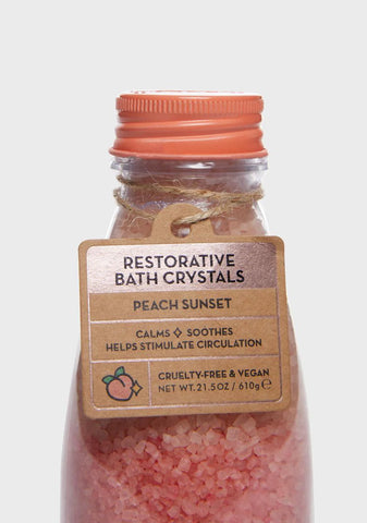x Hello Kitty Peach Sunset Bath Crystals