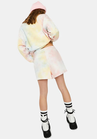 Rainbow Terry Sweatshorts