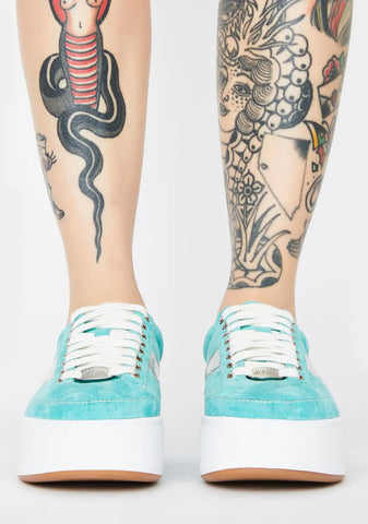 Aqua Cosmic Kick Skater Sneakers