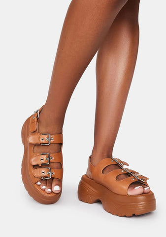 Sand Out My Way Platform Sandals