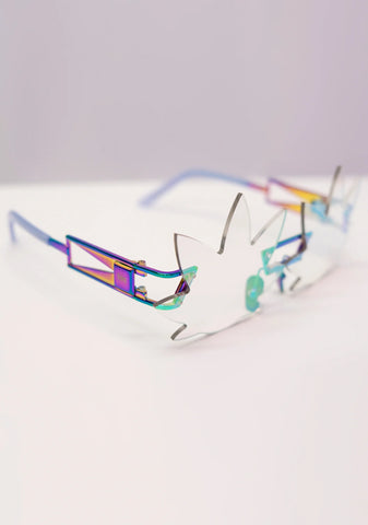 Hologram Leaf Speqz Sunglasses