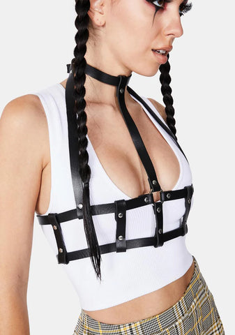 Take Control Vegan Leather Harness