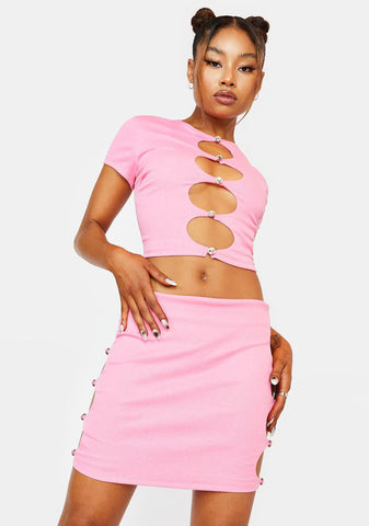 You've Been Claimed Skirt Set