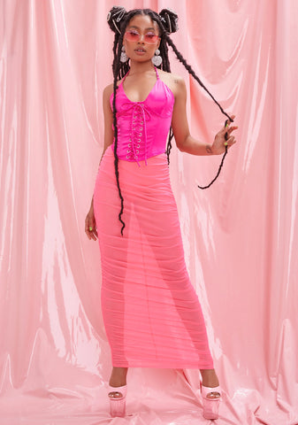 Chaotic Vibes Bustier Halter