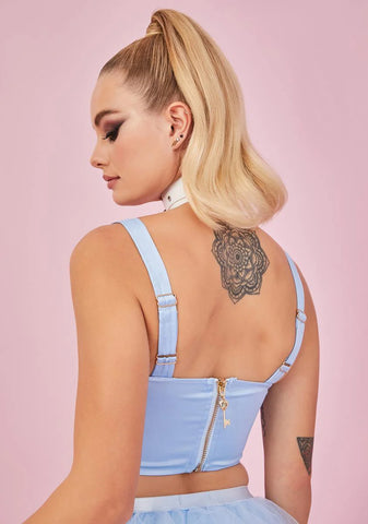 Thinking Of You Lace Up Bustier