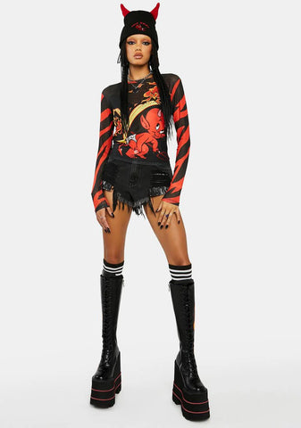 Trusty Trident Long Sleeve Tee