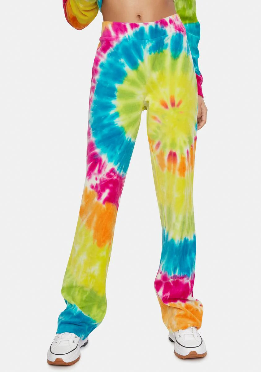 Spiral Combo Luxe Velour Sweatpants