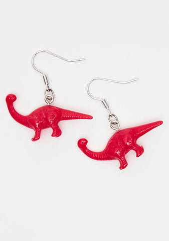 Ancient Times Dinosaur Earrings