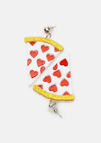 Can't Be Topped Pizza Slice Earrings