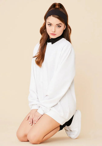 Easy Going Mini Sweatshirt Dress