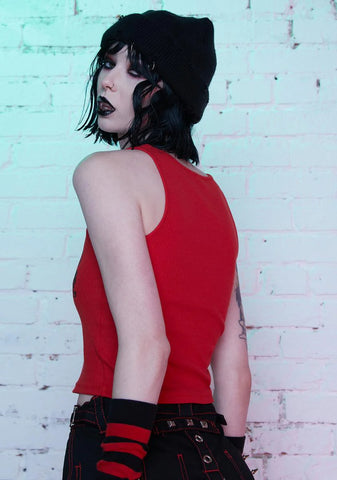 Love Never Dies Graphic Crop Tank