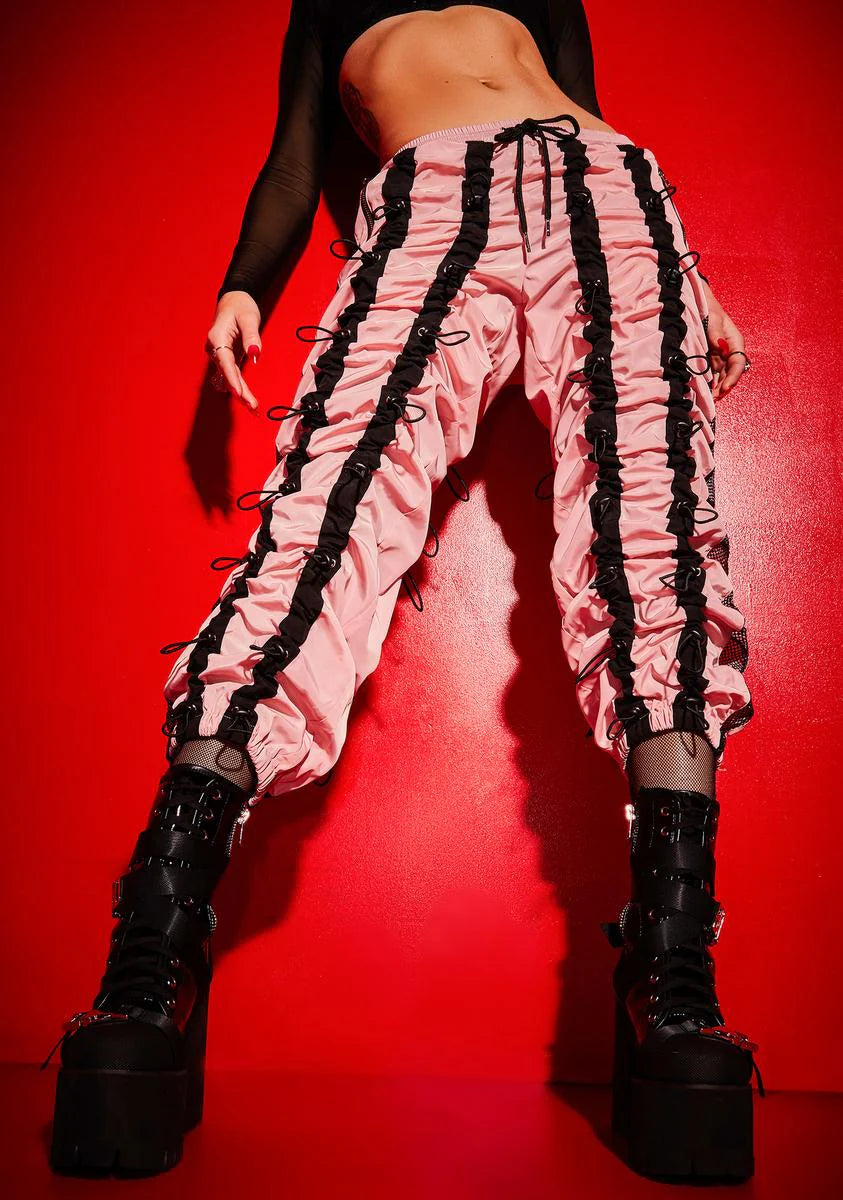 Love On The Line Bungee Cord Jogger Pants