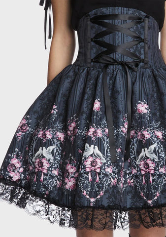 Duelin' Doves Corset Skirt