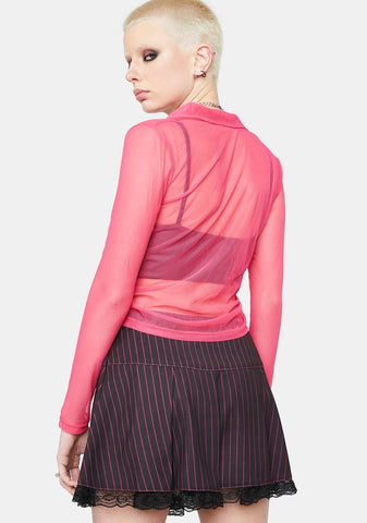 Baby You Got Served Mesh Top