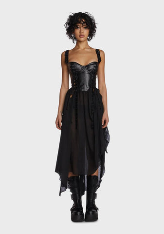 Echo Corset Maxi Dress