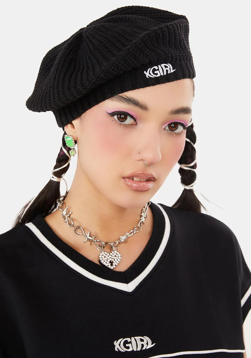 Rib Knit Beret