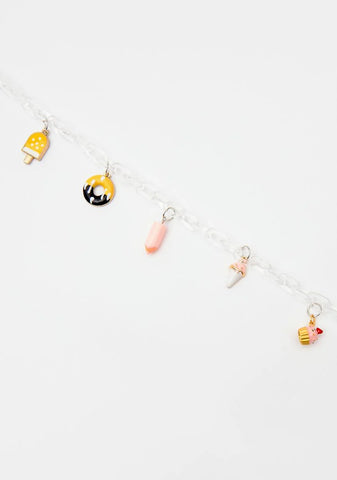 Midnight Snack Time Chain Necklace