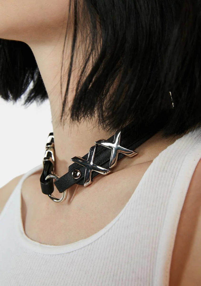 Death Marks The Spot O-Ring Choker